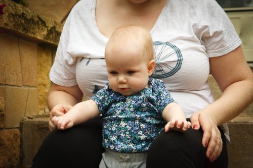 Sonja at eight months